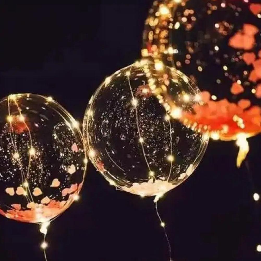 Led Balloon Light - 3 Stück LED-Luftballons, leuchtende Luftballons, leuchtende