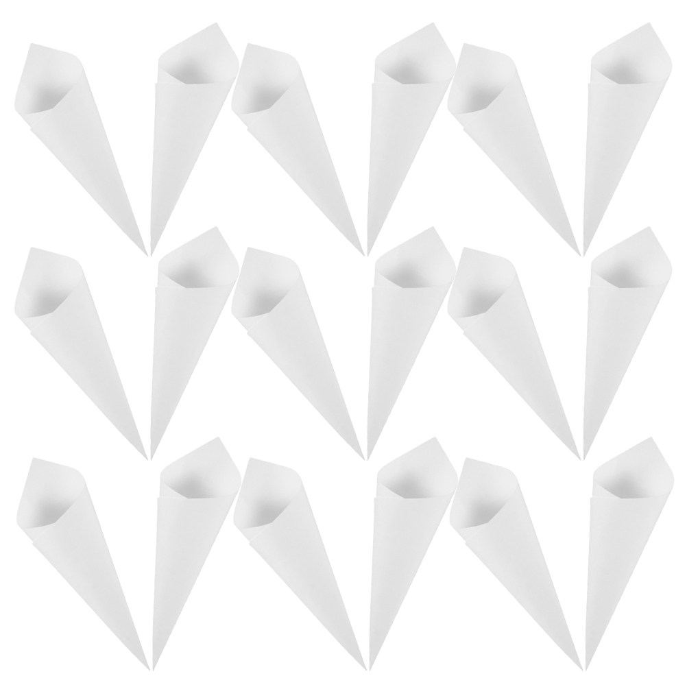 Papercraft Supply Confetti - 60 Stück Hochzeits-Konfetti-Kegel, Blumenstraußhalter, Konfetti-Kegel, Papier-Bastelkegel,