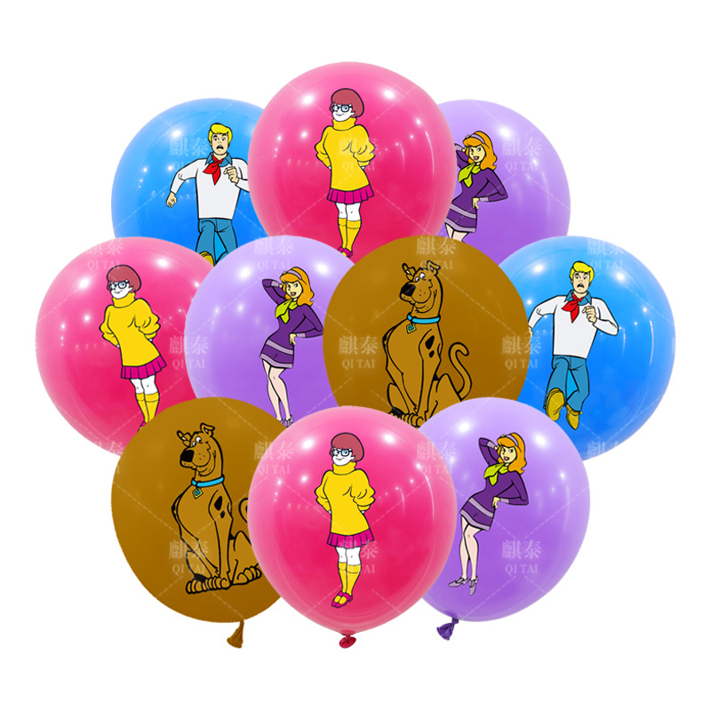 Event Supplies - Brandneues 20-teiliges Scooby-Doo Themen-Ballon-Set für Partydekoration,
