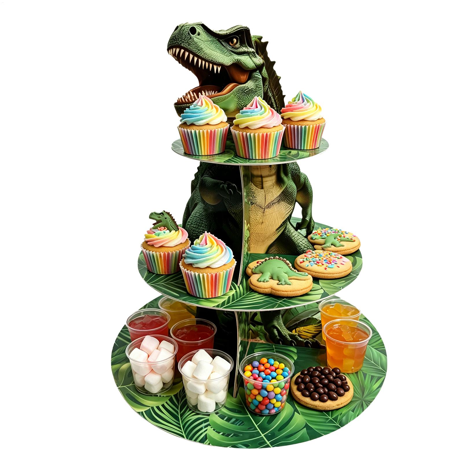 Cupcake-Ständer 3-stufig, Dino – Cupcake Stand Tier Bewertung und Preis