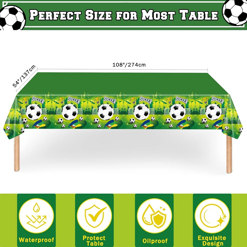 Fußball Party Einweggeschirr P – Table Cloth Disposable Bewertung und Preis