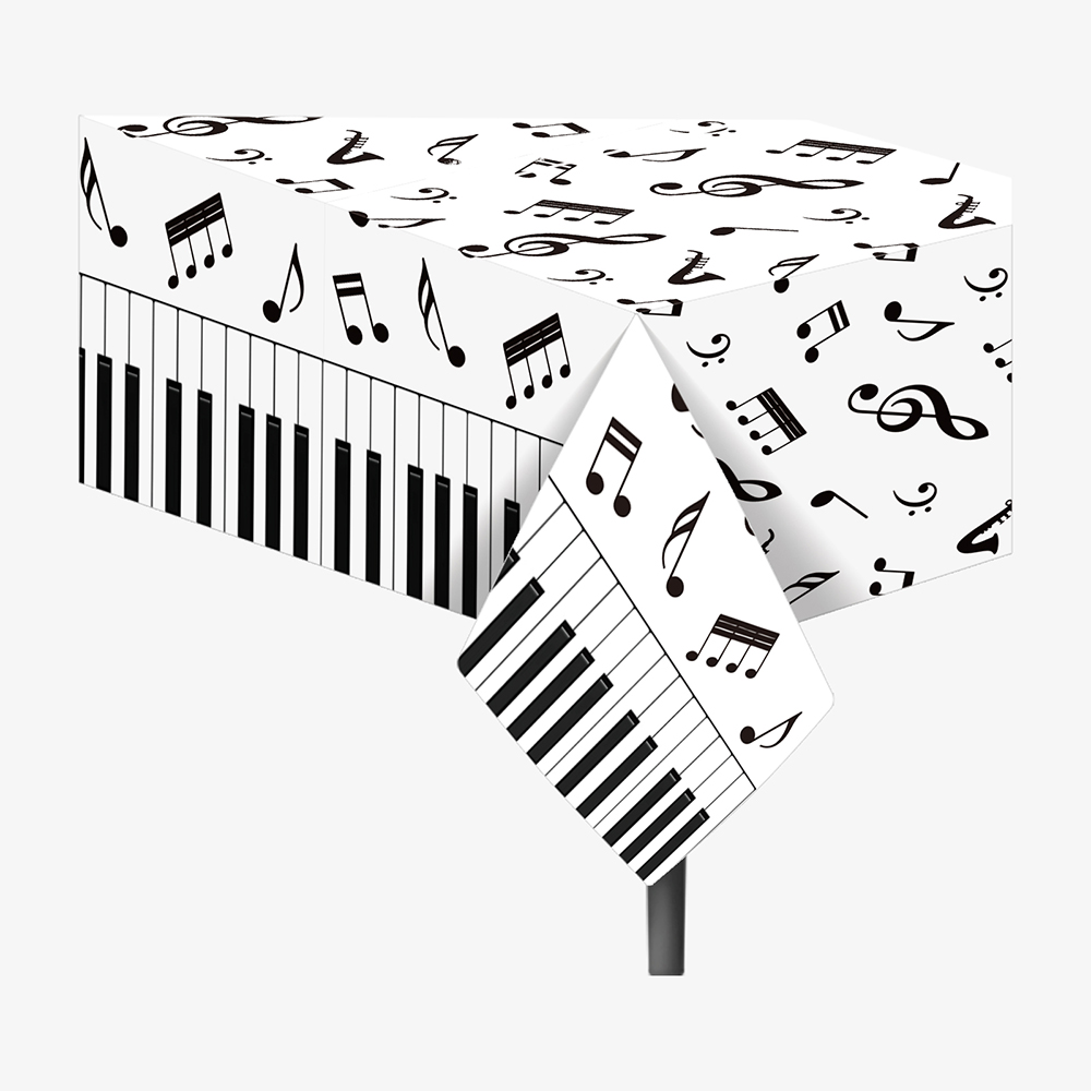 1 Stück Musiknoten-Tischdecke, – Table Cloth Disposable Bewertung und Preis