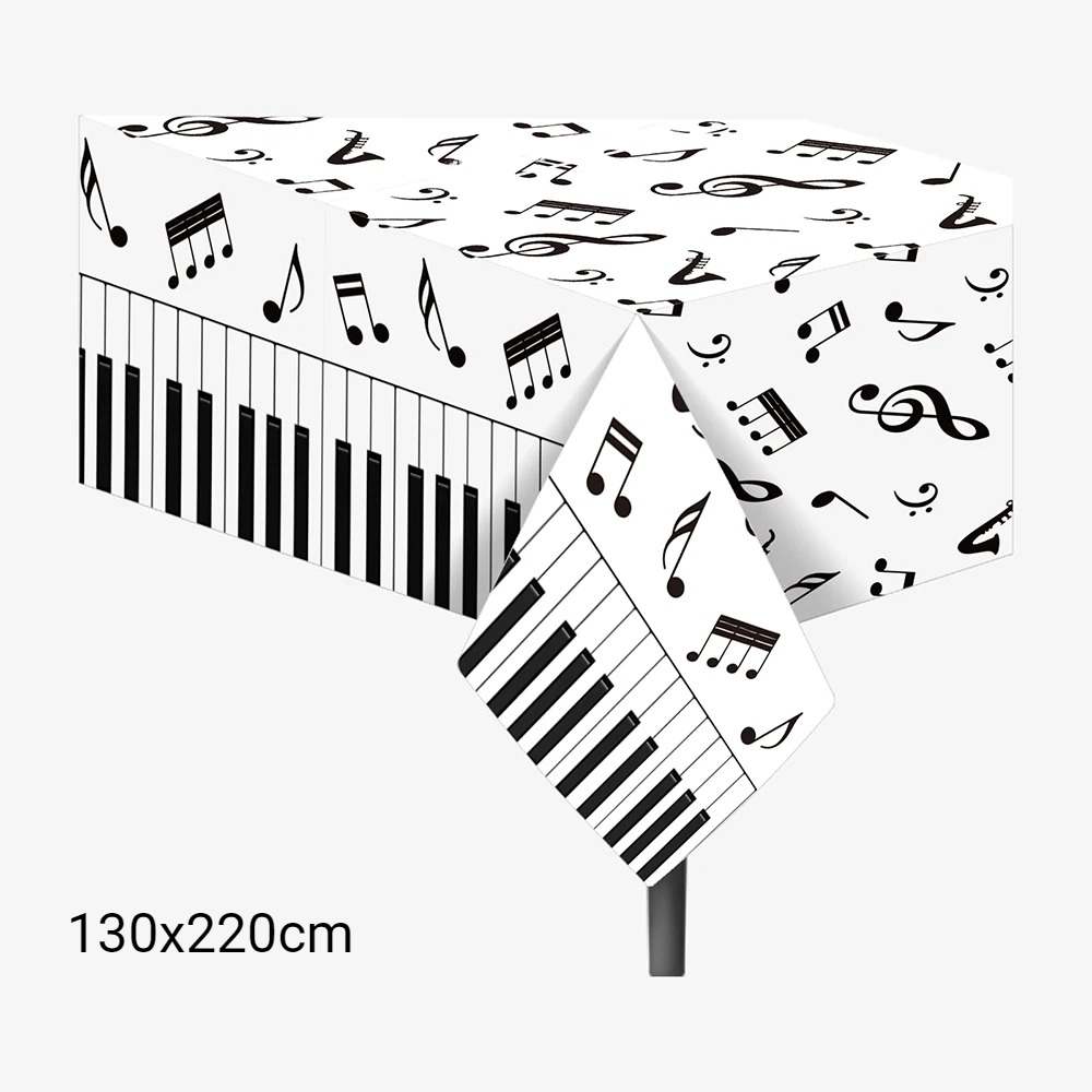 1 Stück Musiknoten-Tischdecke, – Table Cloth Disposable Bewertung und Preis
