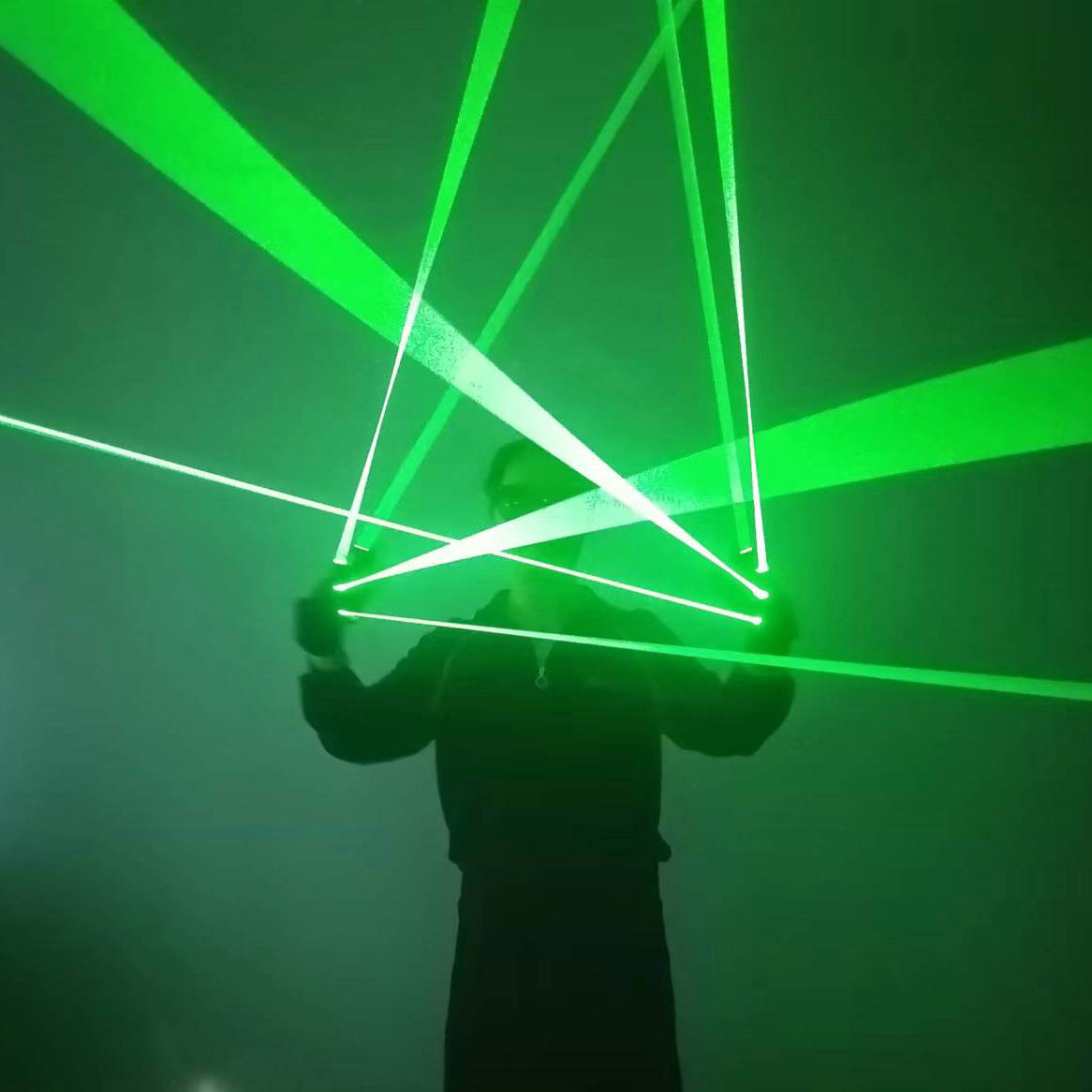 Grüne Laserhandschuhe, 650 nm, – Event Party Dj Bewertung und Preis