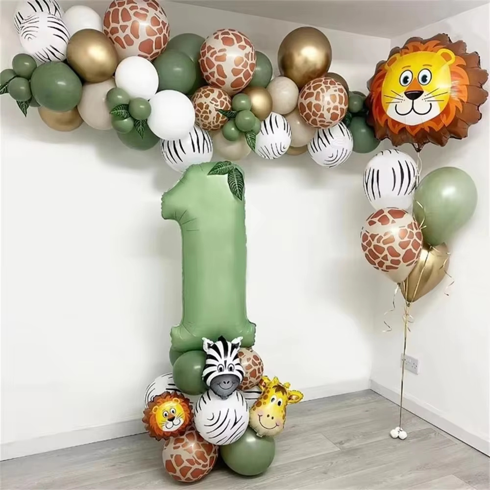 Dschungeltier-Geburtstagsballo – Balloon Arch Kit Bewertung und Preis