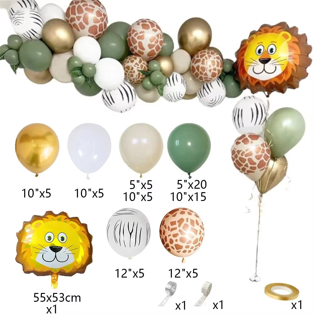 Dschungeltier-Geburtstagsballo – Balloon Arch Kit Bewertung und Preis