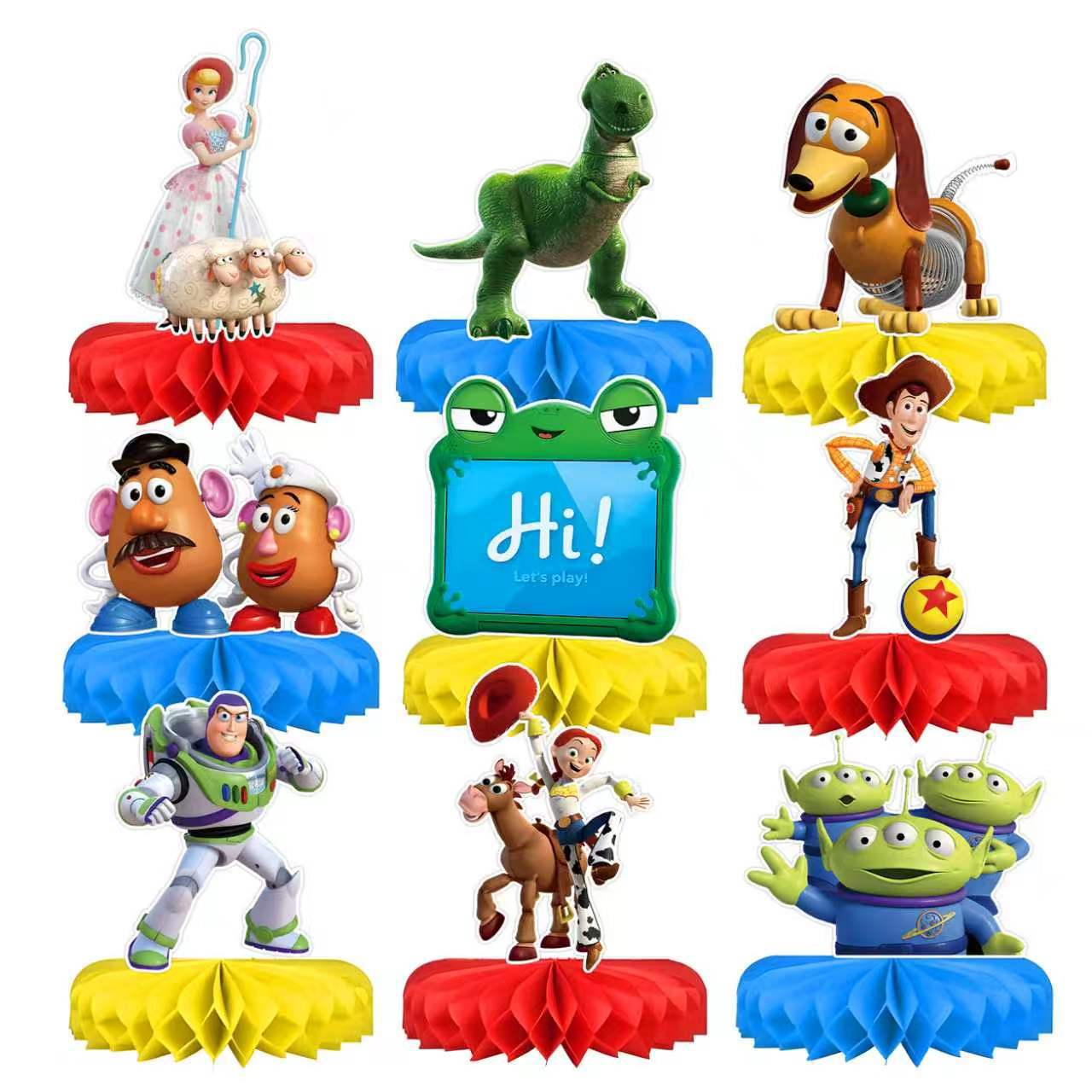Toy Story 5 Wabenförmige Tisch – Event Supplies Bewertung und Preis