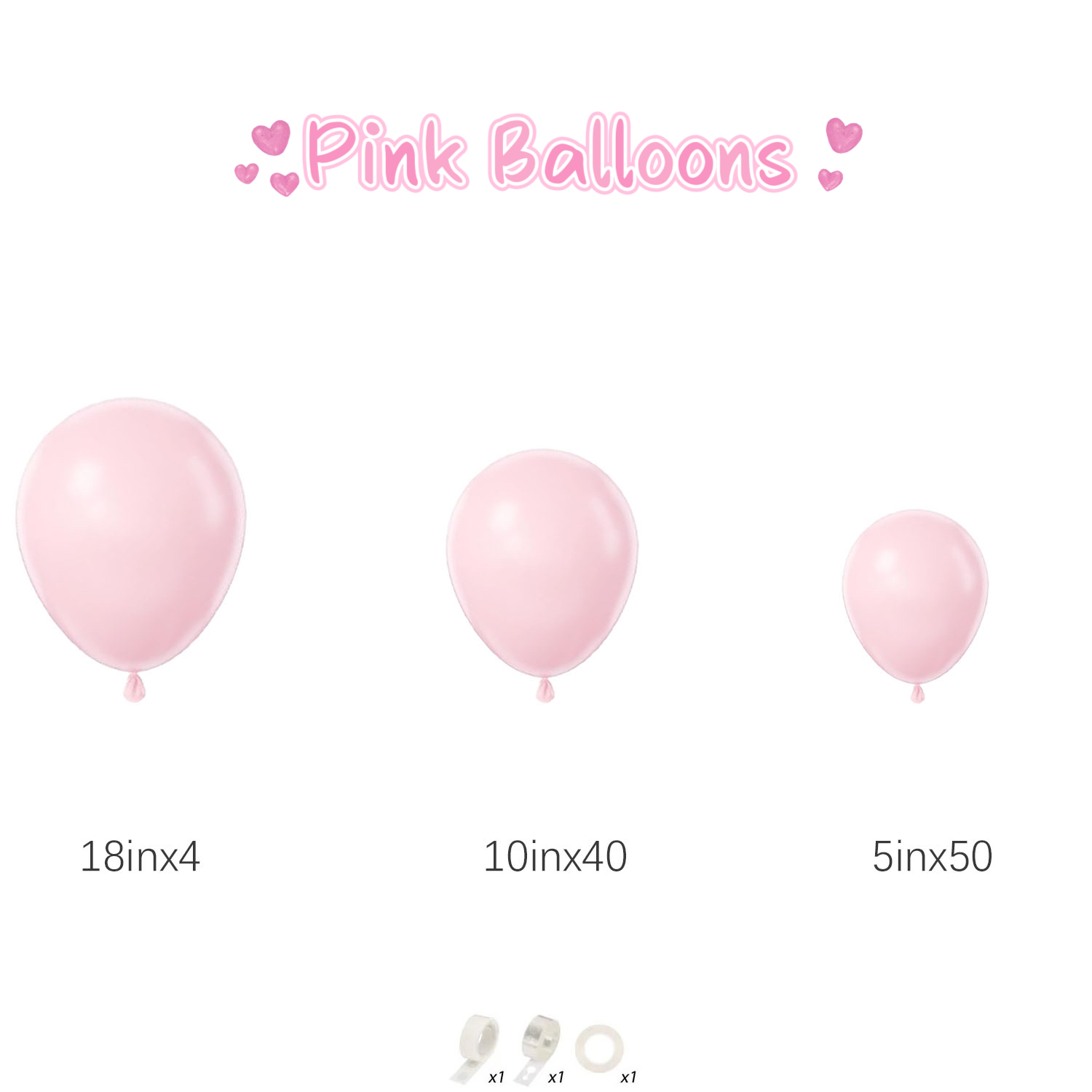 97-teiliges hellrosa Luftballo – Balloon Arch Kit Bewertung und Preis