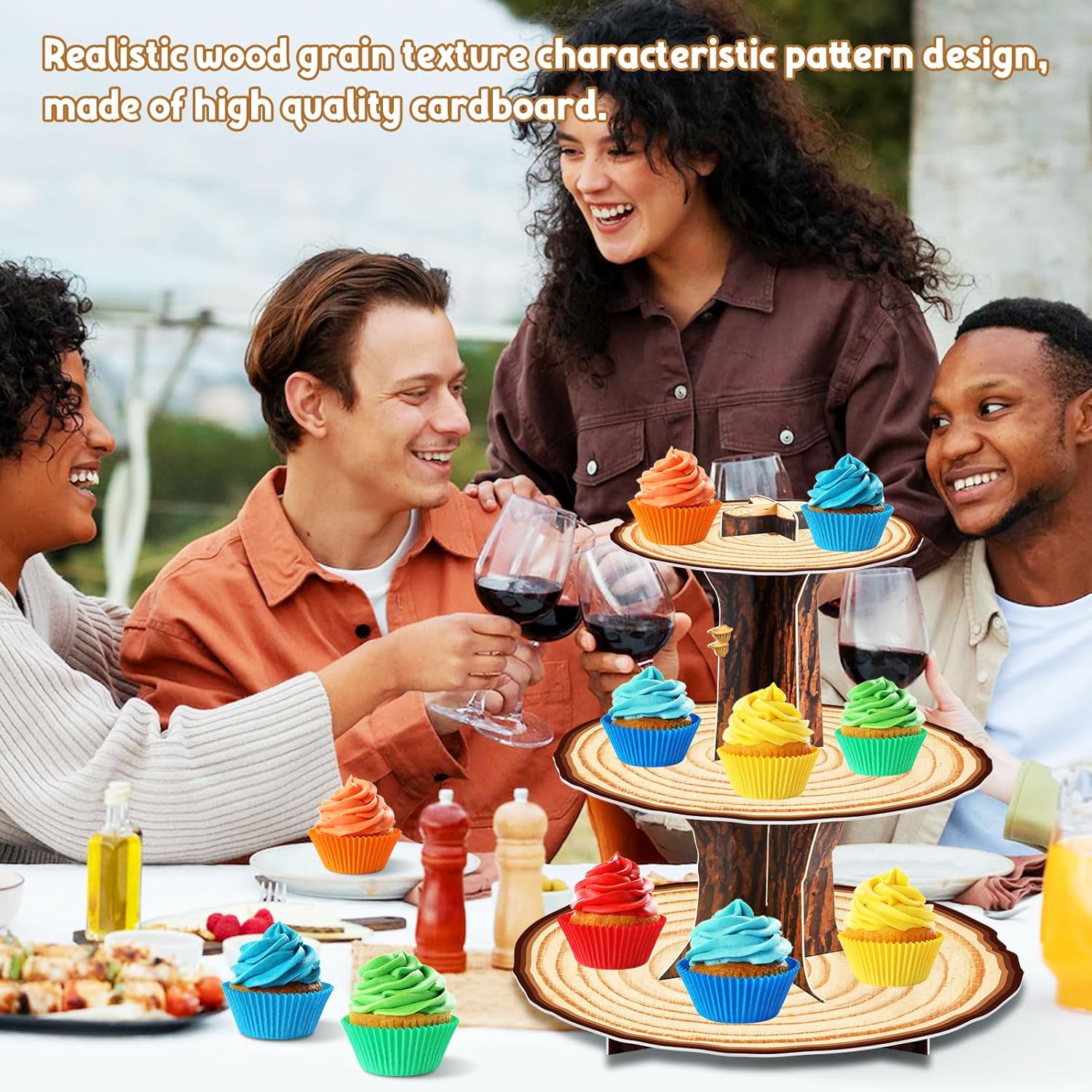 Cupcake-Ständer aus Holz, Deko – Cupcake Stand Tier Bewertung und Preis